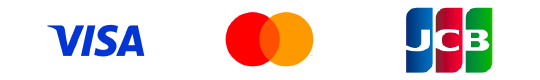 VISA、MasterCard、JCB